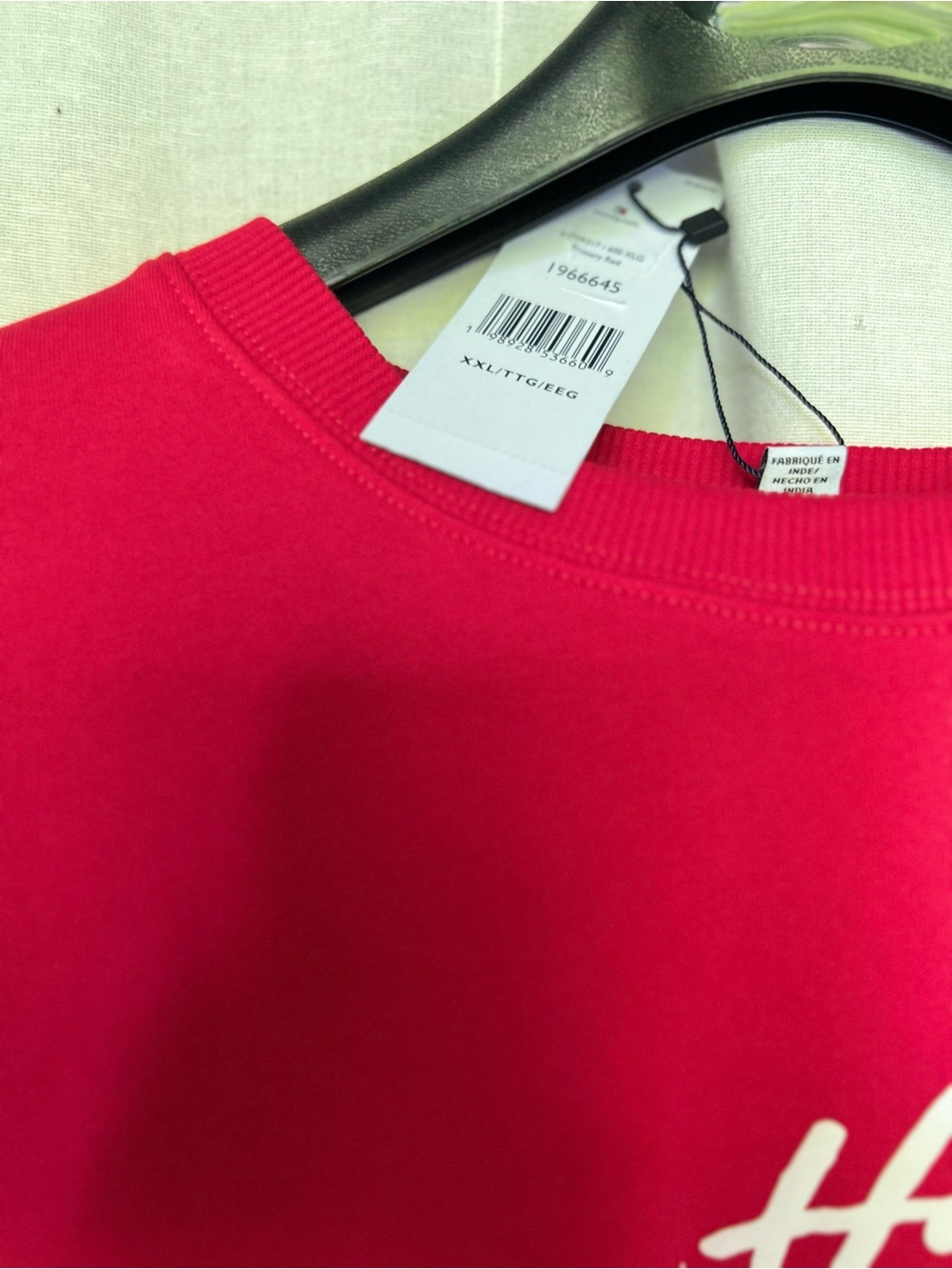 Tommy Hilfiger Red Logo Heart Sweatshirt - Picture 3 of 7